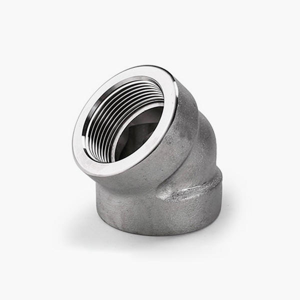 45° elbow with high pressure stainless steel thread (NPT)